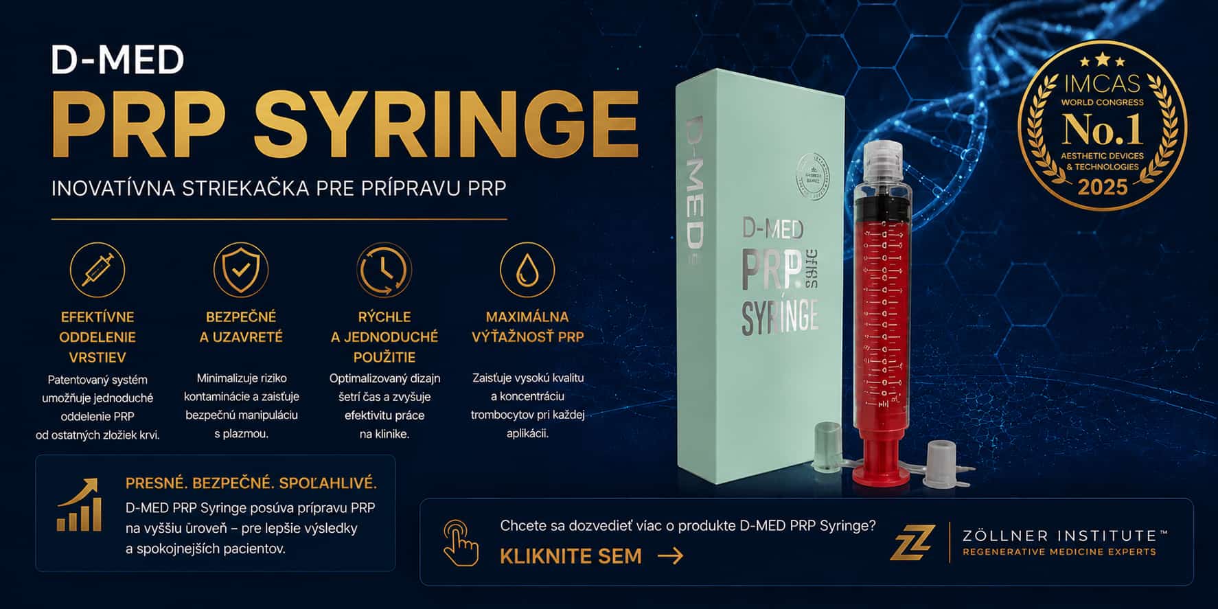 DMED PRP striekačky